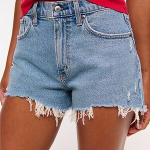 Abercrombie & Fitch Curve Love High Rise Mom Short